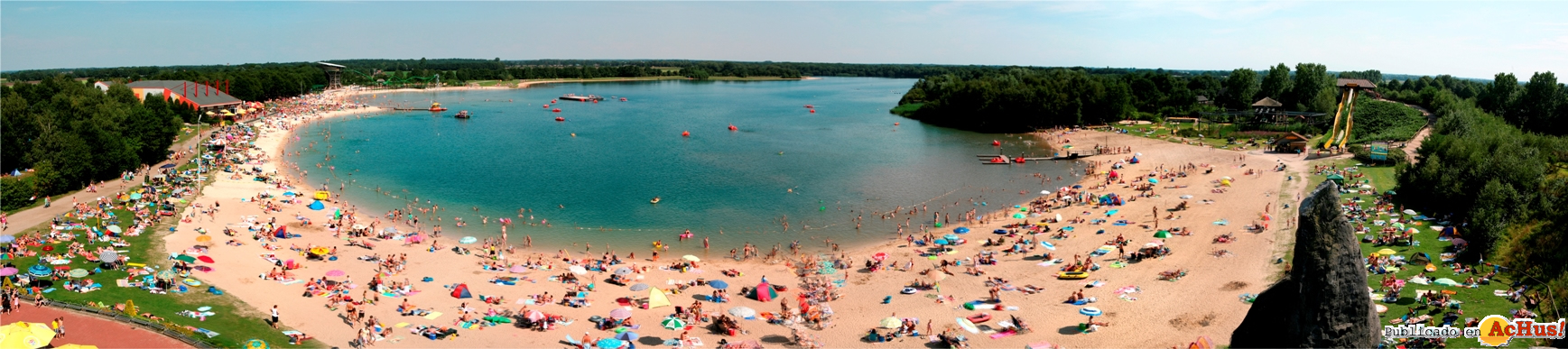 Overzicht strandbad panorama