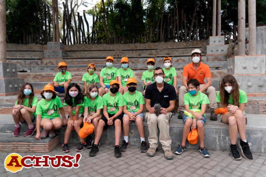 Eligen el nombre del “bebé” oricteropo los niños de Expedición África de Bioparc Valencia