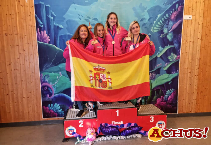 Triunfo absoluto de las sirenas de Aqua Natura Benidorm en el podio de la Olimpiada Mundial de Sirenas