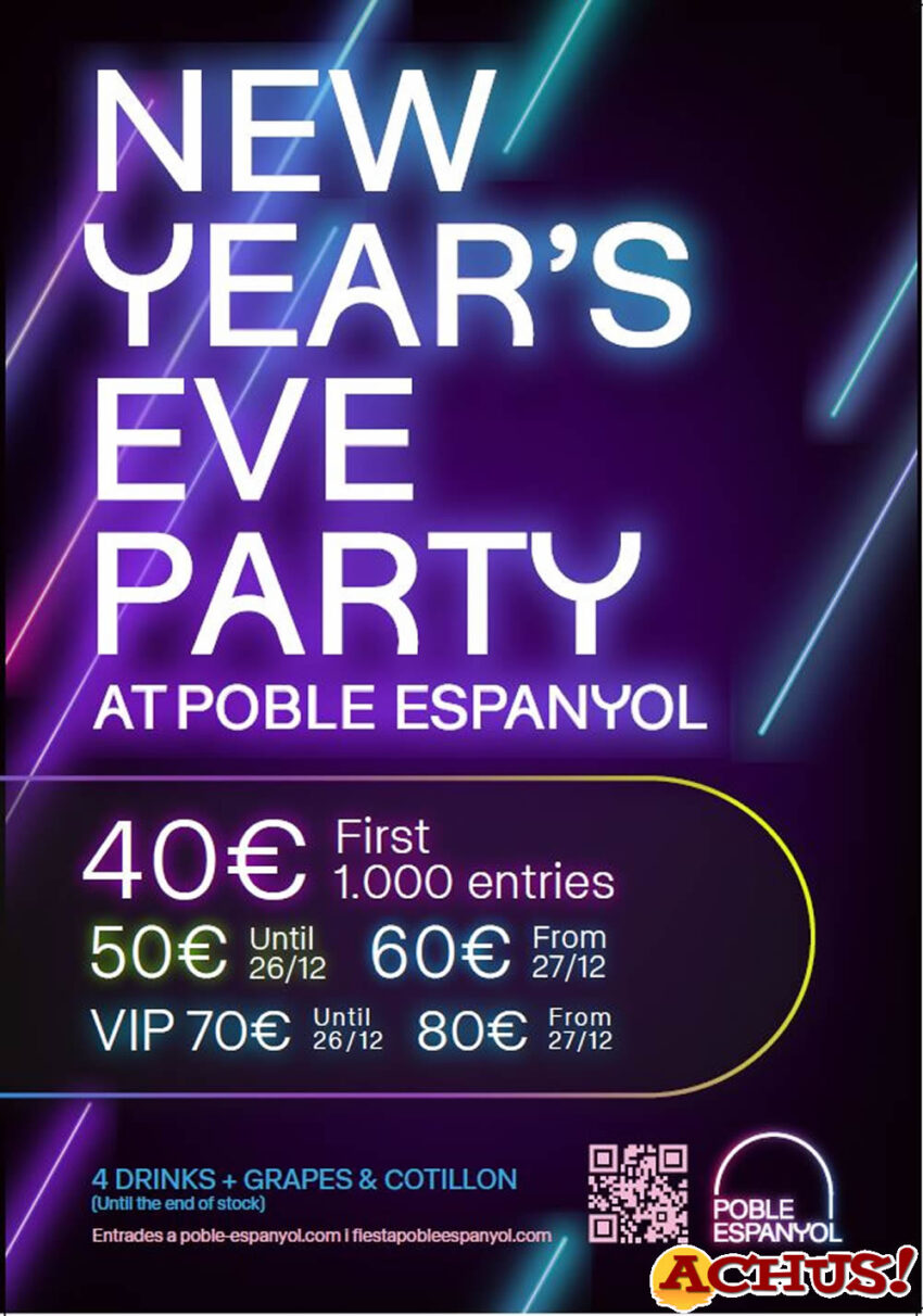 El Poble Espanyol recupera la fiesta de Fin de Año por excelencia de Barcelona