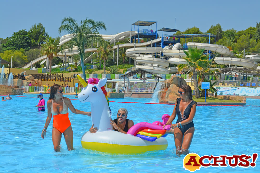 Carmen Alcayde, Marta López y Germán González lanzan el reto del verano en Aqua Natura Benidorm